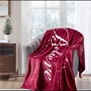 NWT Charter Club Believe Soft Cozy Plush Holiday Throw Blanket